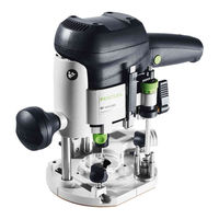 Festool OF 1010 EBQ Manual De Instrucciones Original/Lista De Piezas De Repuesto