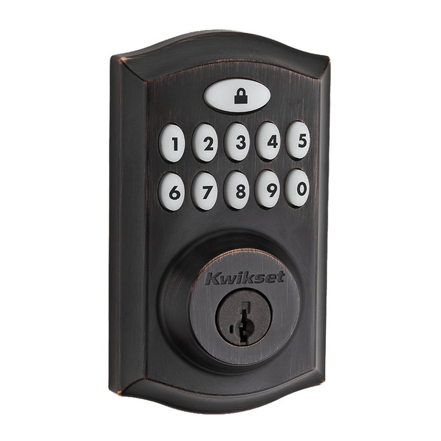 Kwikset SMARTCODE 914 Guia De Instalacion