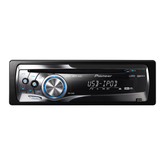 Pioneer DEH-50UB Manual De Instrucciones