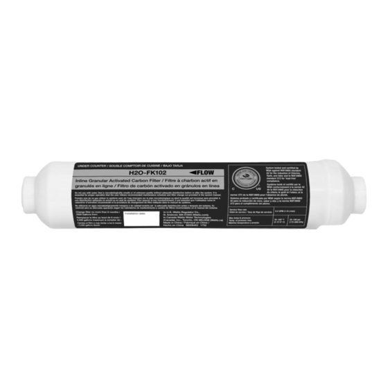 Watts pure H2O Manual De Instrucciones