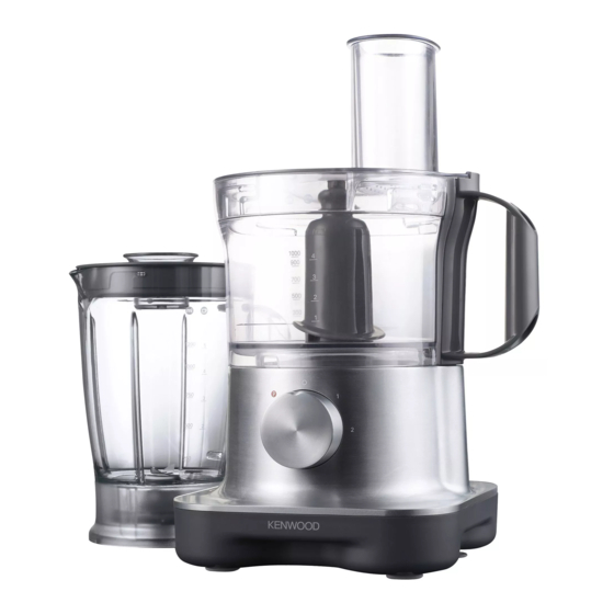 Kenwood Multipro Compact FPM250 Serie Instrucciones