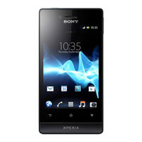 Sony Xperia miro Guia Del Usuario