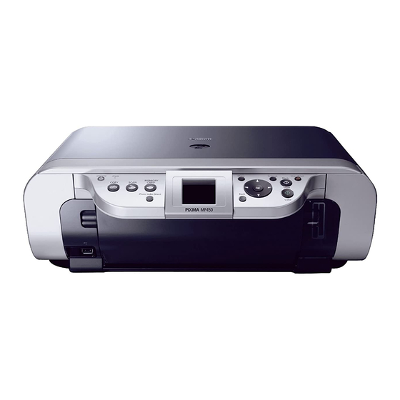 Canon PIXMA MP450 Guía De Iniciación Rápida