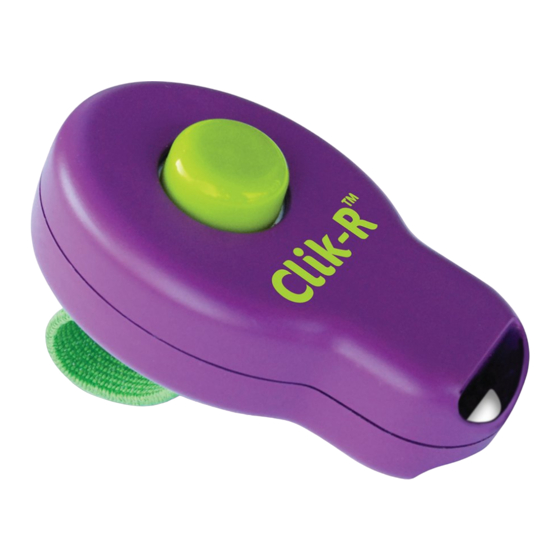 Petsafe Clik-R CL-KR-18 Manuales