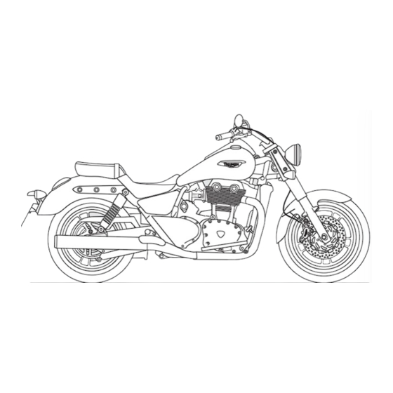 Triumph Thunderbird Commander Manual Del Usuario