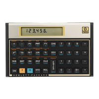 Hp 12C Platinum Guia De Inicio Rapido