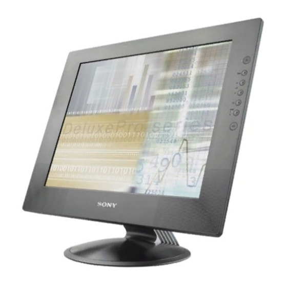 Sony SDM-X202 Manual De Instrucciones