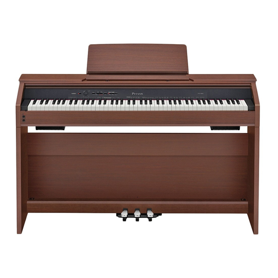 Casio Privia PX-860 Guia Del Usuario