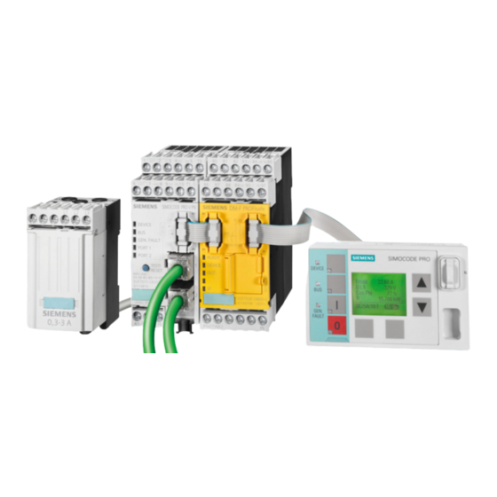 Siemens SIMOCODE pro Manual De Sistema