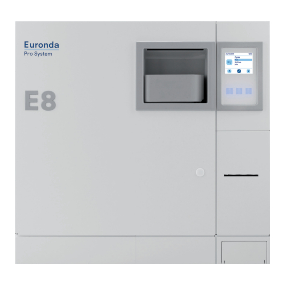 Euronda Pro System E8 Manual De Instrucciones