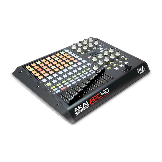 Akai Professional Ableton APC40 Manuales