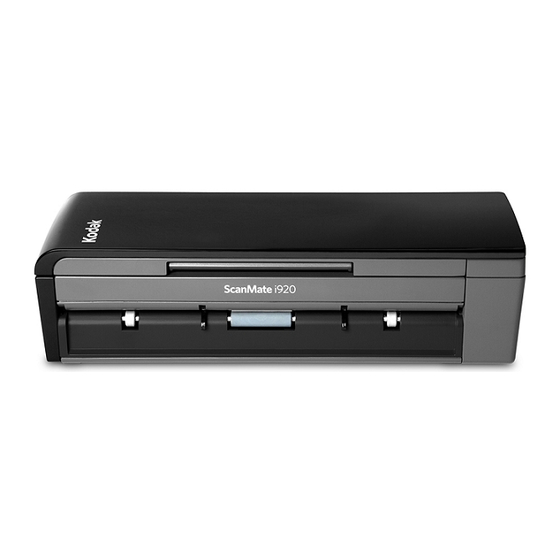Kodak ScanMate i920 Guía De Configuración De Digitalización