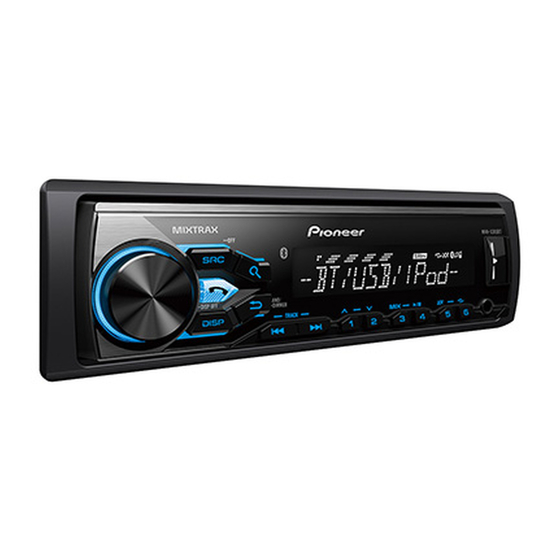 Pioneer MVH-X385BT Manual De Instrucciones