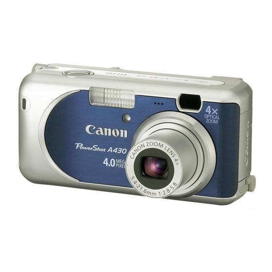 Canon PowerShot A430 Guia Del Usuario