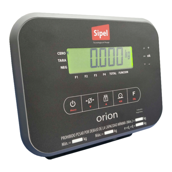 SIPEL Orion Manual Tecnico