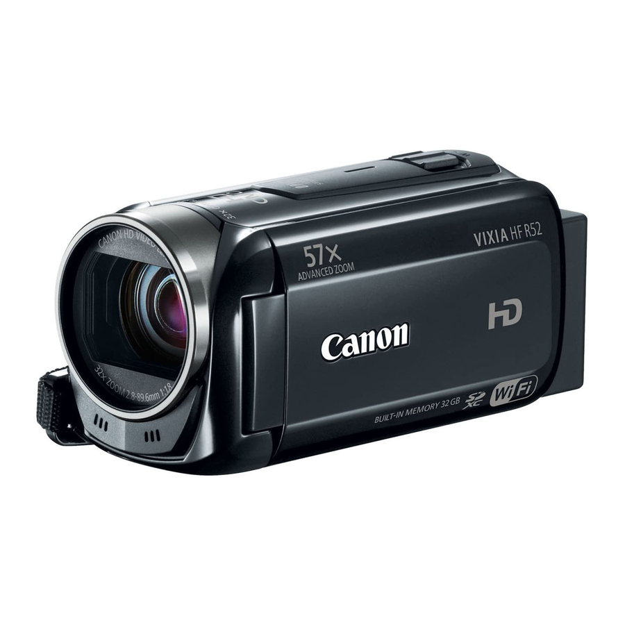 Canon VIXIA HF R50 Manual De Instrucciones