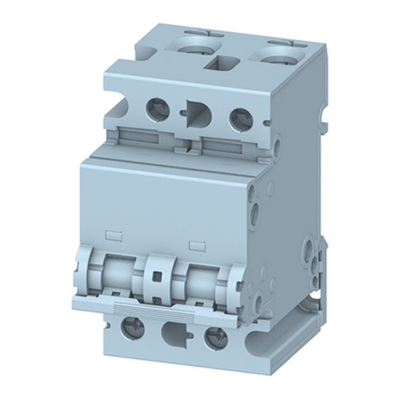 Siemens 5SP51 7CC Serie Instructivo