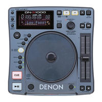 Denon DN-S1000 Instrucciones De Operación
