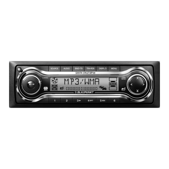 Blaupunkt Santa Cruz MP36 Instrucciones De Manejo