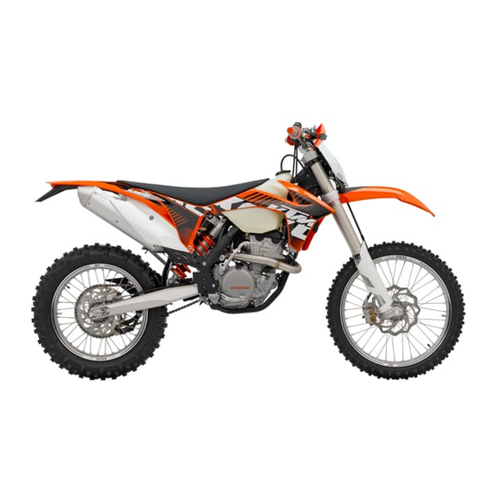 KTM 250 EXC-F EU 2012 Manuales