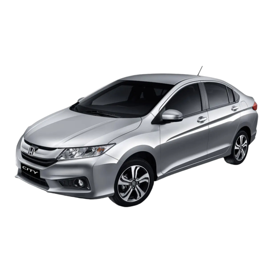 Honda CITY 2016 Guia Del Propietario