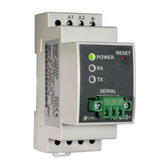 Circontrol TCP2RS+ Manual Del Usuario