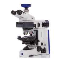 Zeiss Axioscope 7 Axioscope Vario Guia Rápido