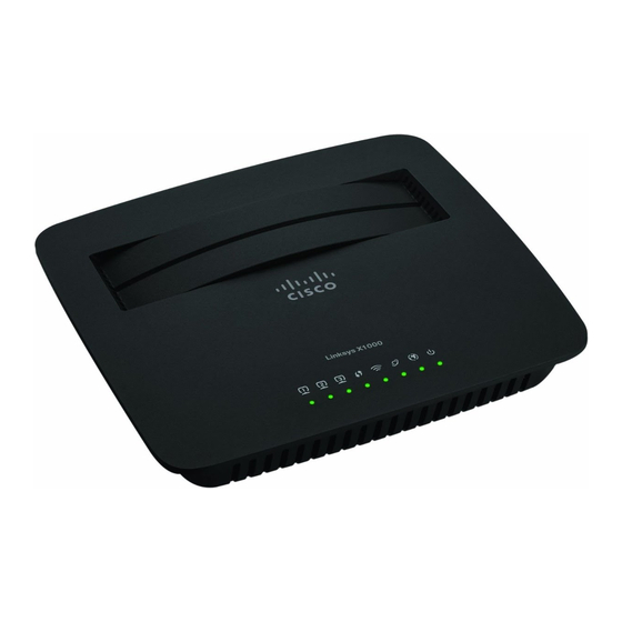 Cisco Linksys X1000 Manual De Instrucciones