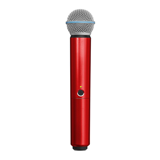 Shure BLX Color Handle Manual De Instrucciones