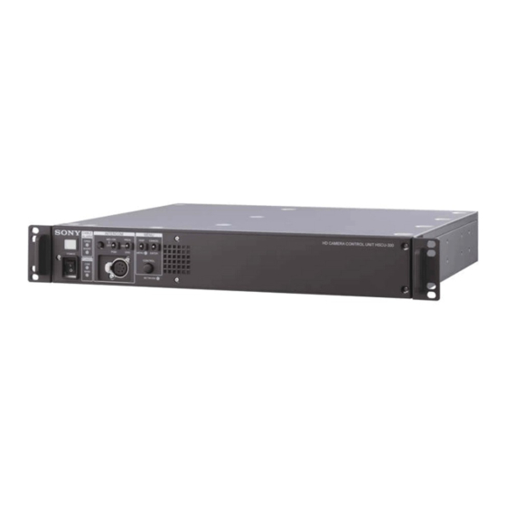 Sony HSCU-300 Manual Del Usuario