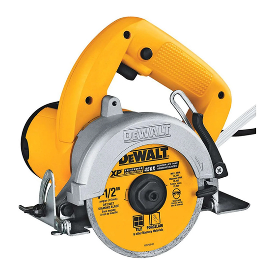 DeWalt DW862 Manual De Instrucciones