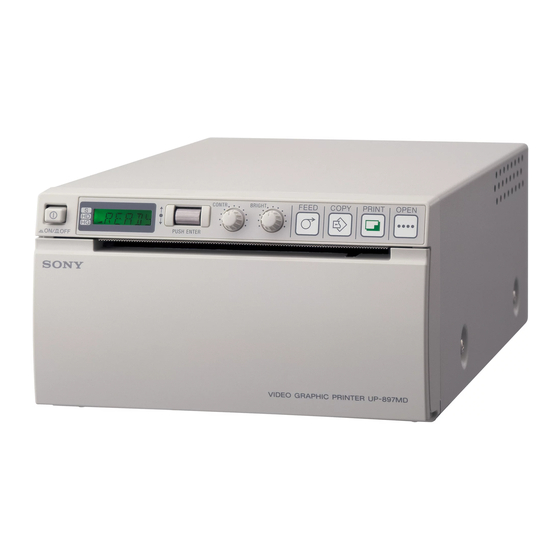 Sony UP-D897 Guía De Configuración