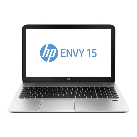 HP Envy 15 Guia Del Usuario