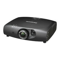 Panasonic PT-RW430EK Instrucciones De Operación