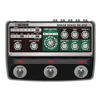 Boss SPACE ECHO RE-202 Manual De Referencia