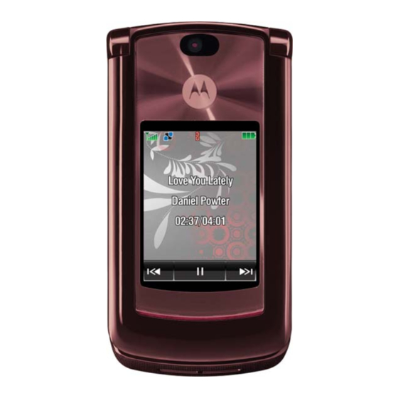 Motorola MOTORAZR2 V9 Guia Del Usuario