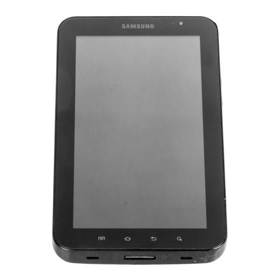 Samsung GALAXY TAB GT-P1000 Manual De Usuario