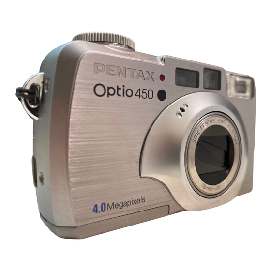 Pentax Optio 450 Manual De Instrucciones