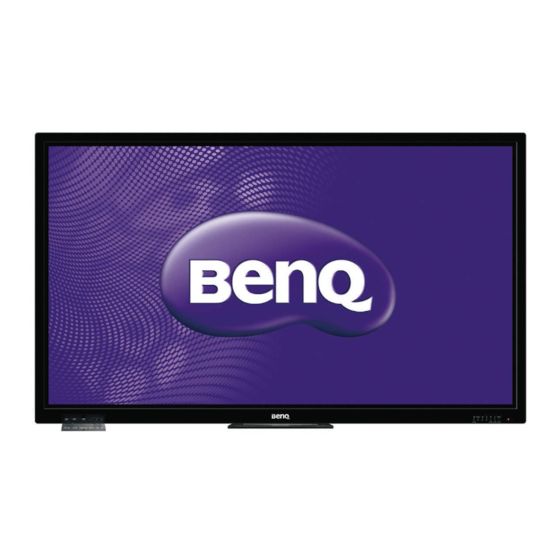 BenQ RP652 Manual Del Usuario