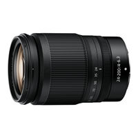 Nikon NIKKOR Z 24-200mm f/4-6.3 VR Manual Del Usuario
