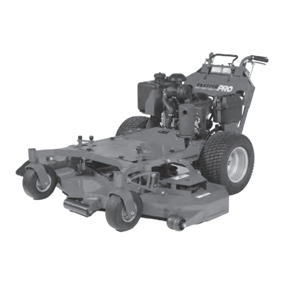 Briggs & Stratton SNAPPER PRO SW30 Serie Manuales