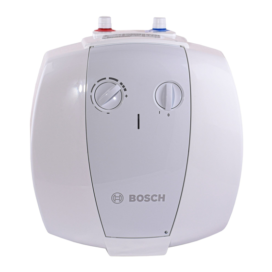 Bosch TR2000T 10 Instrucciones De Instalacion Y De Uso