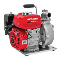 Honda WH20XT Manual Del Propietário