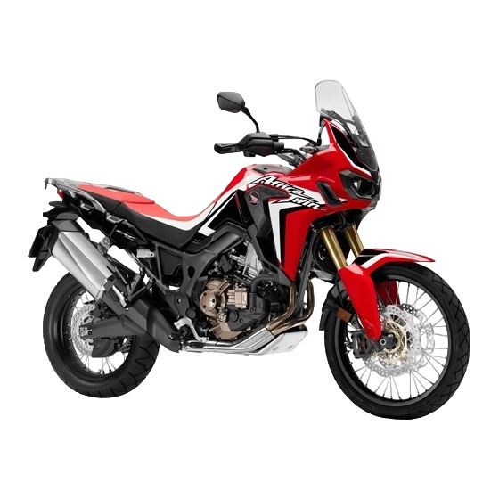 Honda CRF1000D Manual Del Propietário