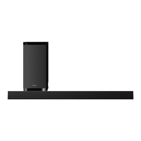 Sony HT-CT350 Manual De Instrucciones