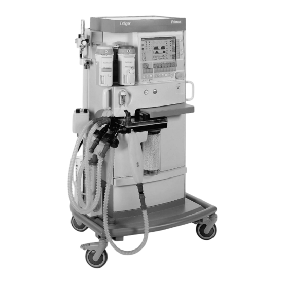 Dräger Medical Primus Instrucciones De Uso