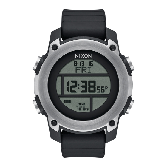 NIXON THE UNIT DIVE Manuales