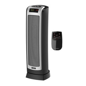 Lasko CT22722 - Calentador de torre cer&aacute;mico RC con manual de pantalla digital