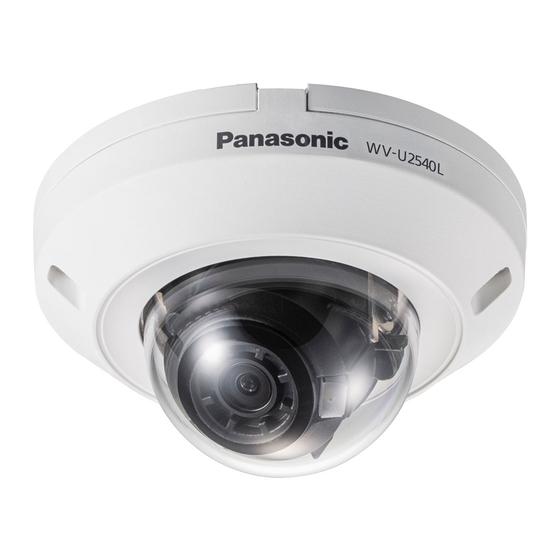 Panasonic WV-U2540L Manual De Instrucciones