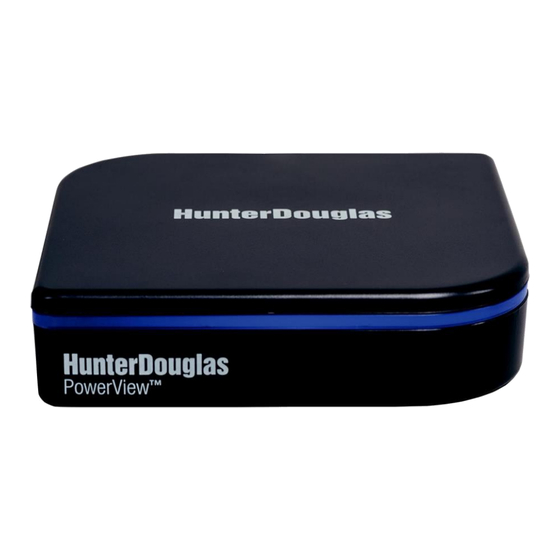 HunterDouglas PowerView Hub Guia De Inicio Rapido